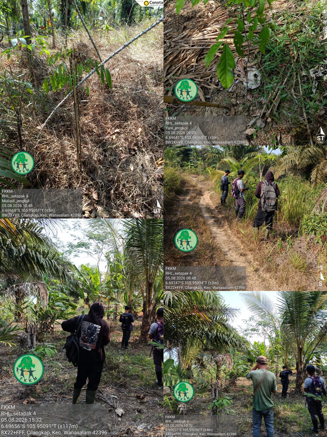 Geotagging tanaman di Desa Wanasalam, Lebak, Banten | Foto by Riyandi Siagian